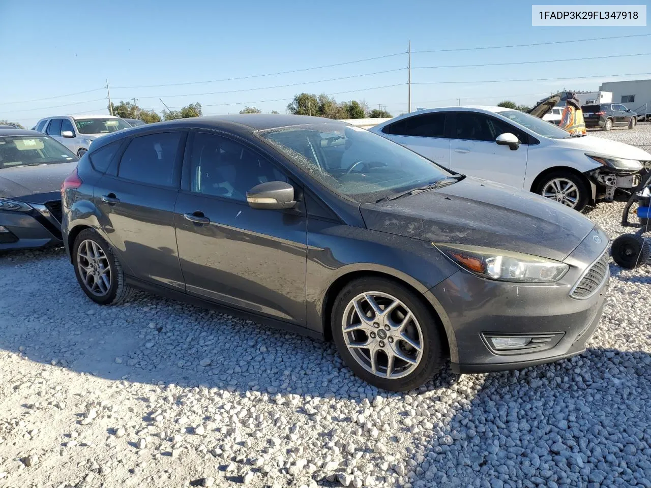 2015 Ford Focus Se VIN: 1FADP3K29FL347918 Lot: 80651454