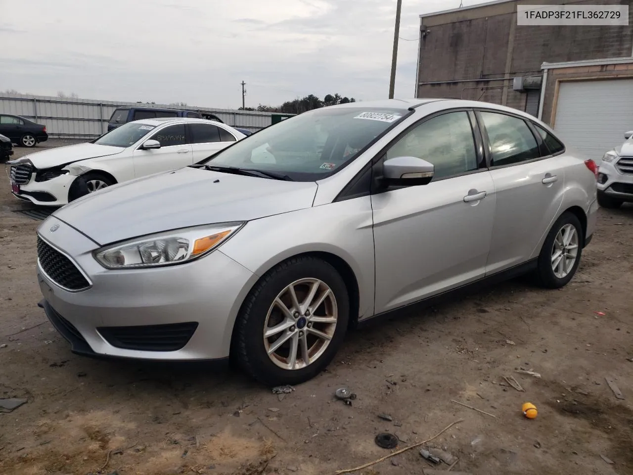 2015 Ford Focus Se VIN: 1FADP3F21FL362729 Lot: 80822754