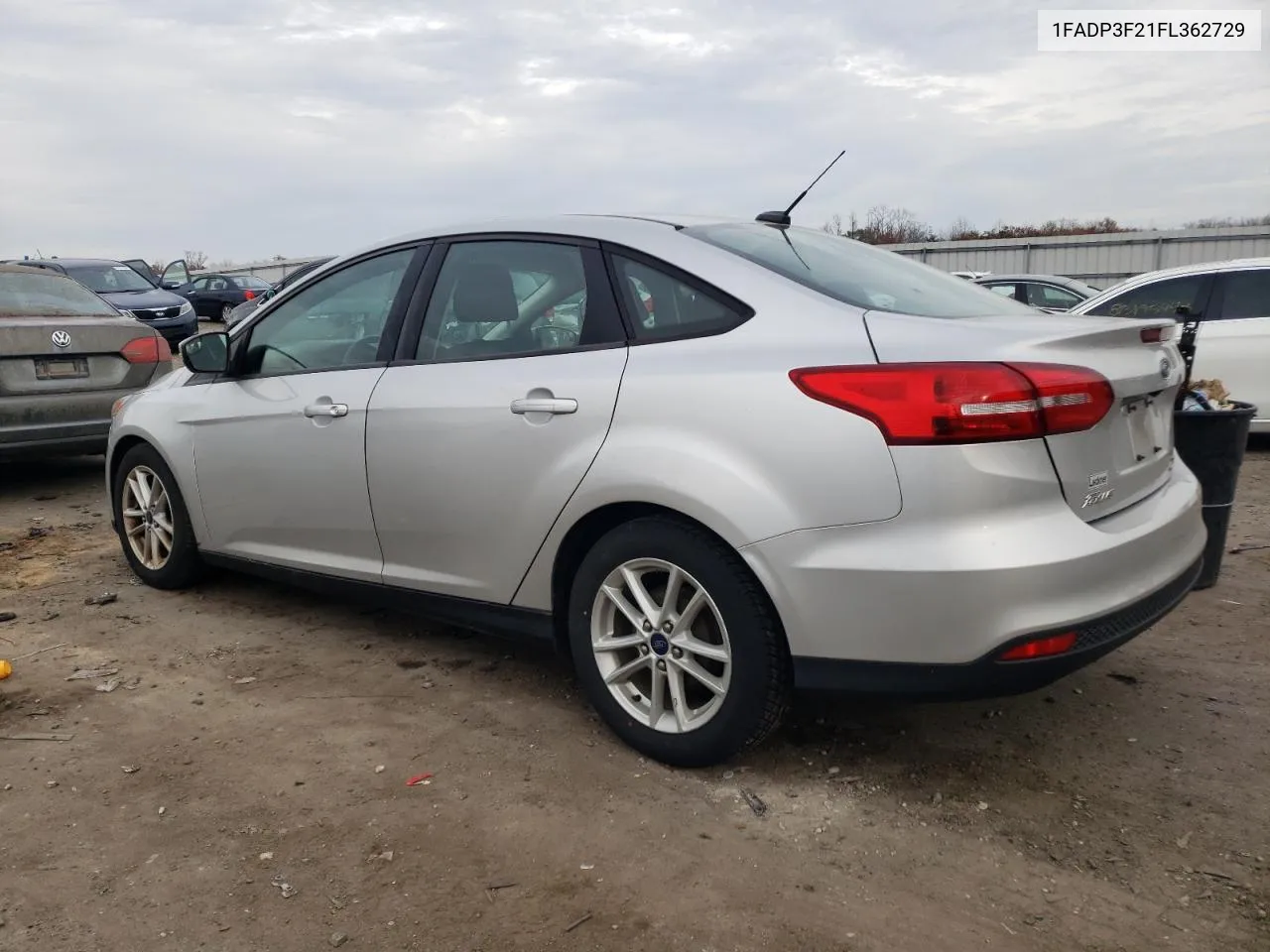 2015 Ford Focus Se VIN: 1FADP3F21FL362729 Lot: 80822754