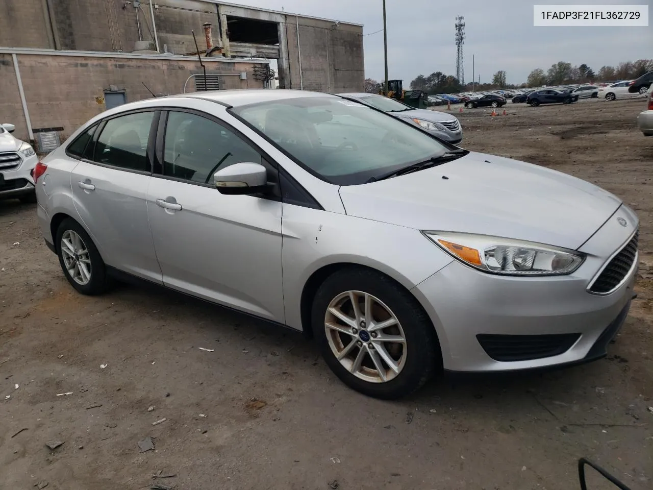 2015 Ford Focus Se VIN: 1FADP3F21FL362729 Lot: 80822754