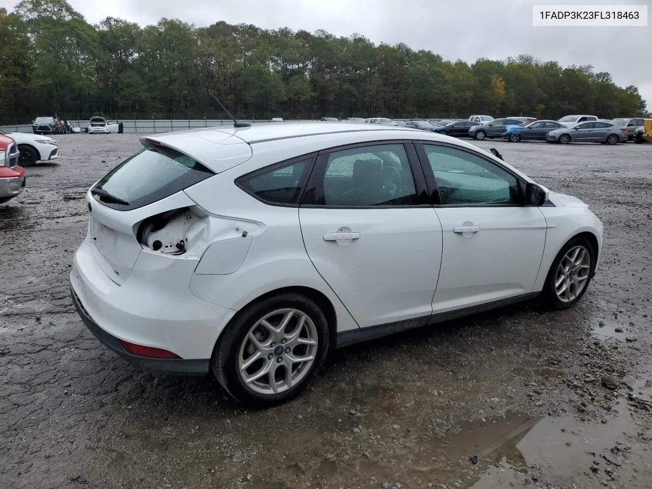 2015 Ford Focus Se VIN: 1FADP3K23FL318463 Lot: 80896014