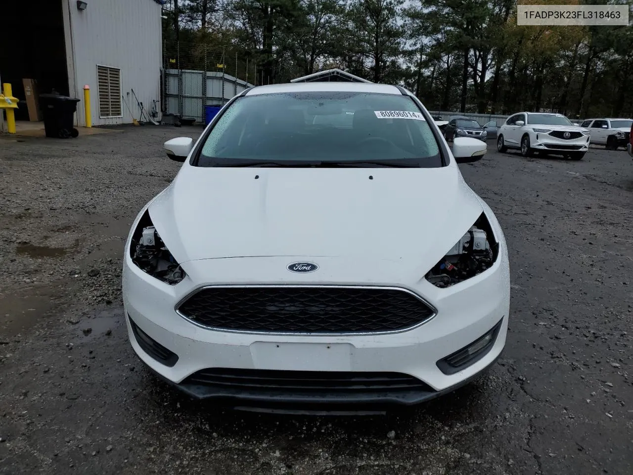 2015 Ford Focus Se VIN: 1FADP3K23FL318463 Lot: 80896014