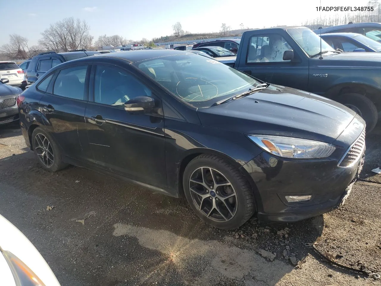 2015 Ford Focus Se VIN: 1FADP3FE6FL348755 Lot: 80994244