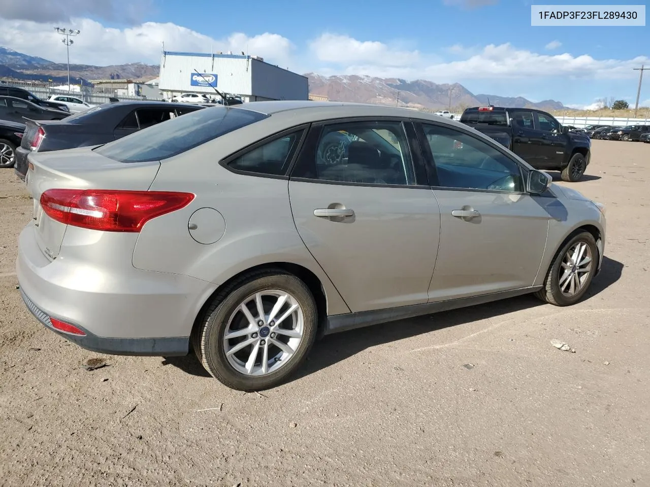 2015 Ford Focus Se VIN: 1FADP3F23FL289430 Lot: 81246604