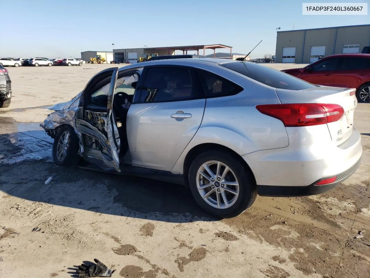 2016 Ford Focus Se VIN: 1FADP3F24GL360667 Lot: 41690734