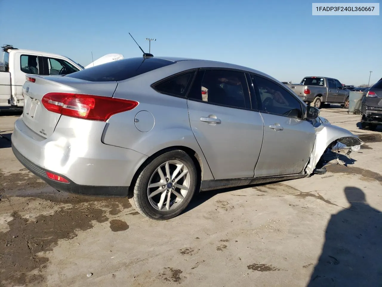 1FADP3F24GL360667 2016 Ford Focus Se