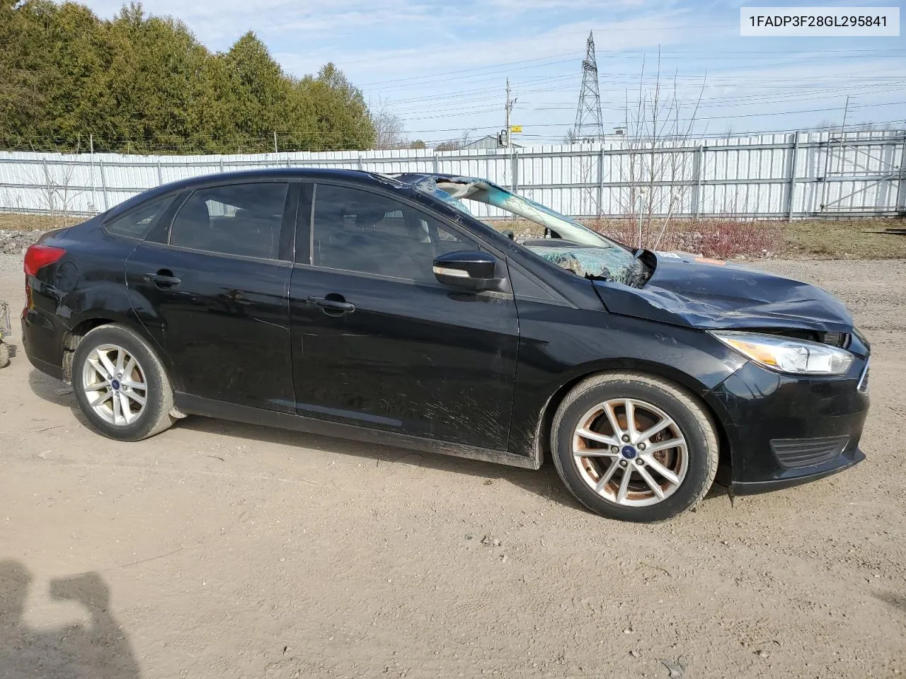 2016 Ford Focus Se VIN: 1FADP3F28GL295841 Lot: 50325794