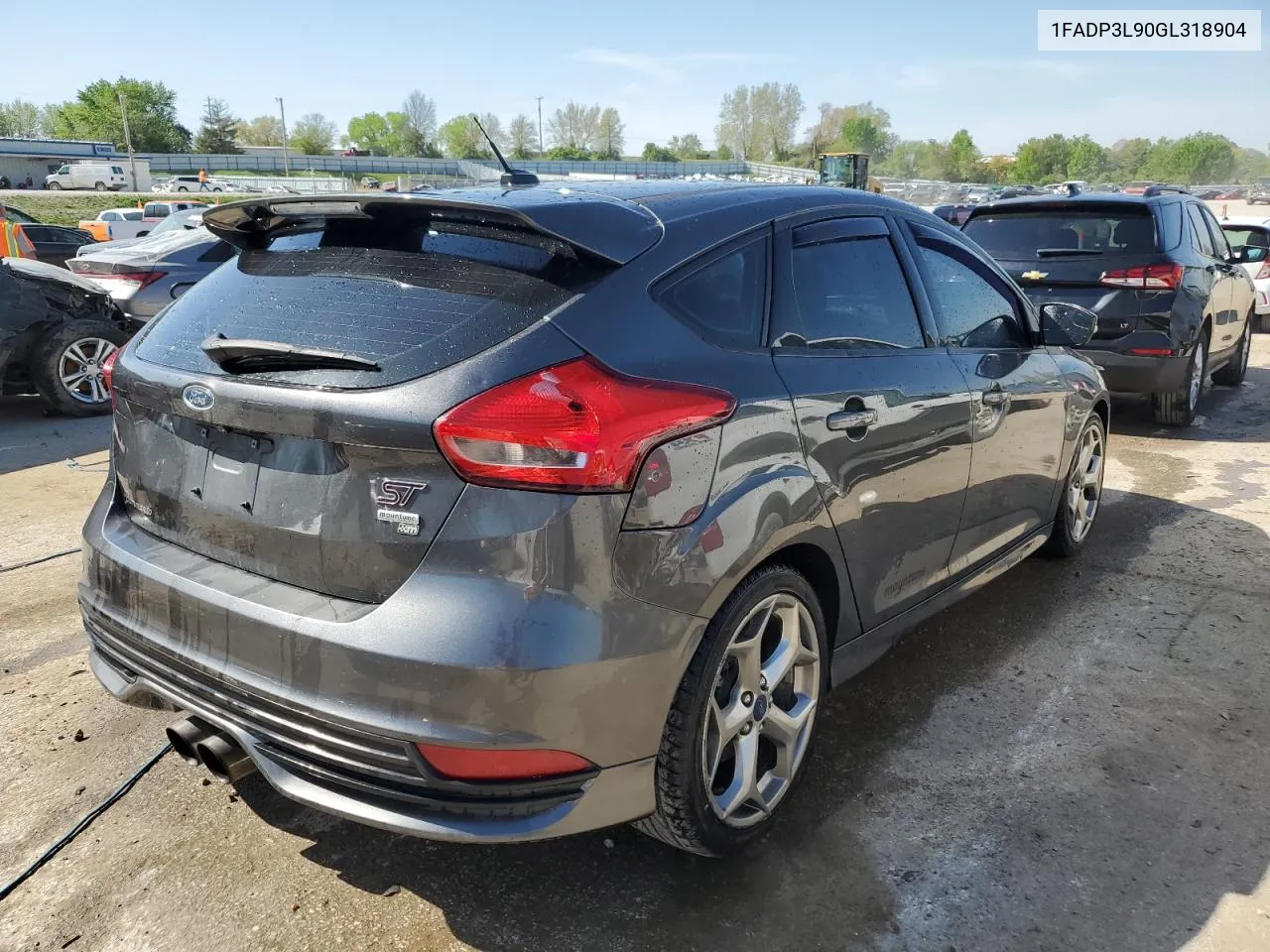 2016 Ford Focus St VIN: 1FADP3L90GL318904 Lot: 50412384