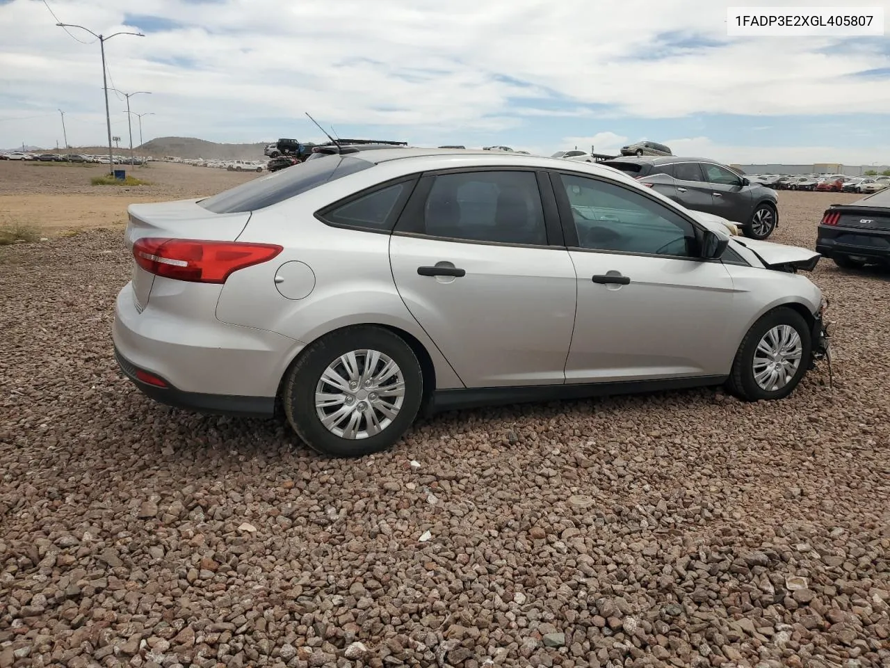 2016 Ford Focus S VIN: 1FADP3E2XGL405807 Lot: 50896534