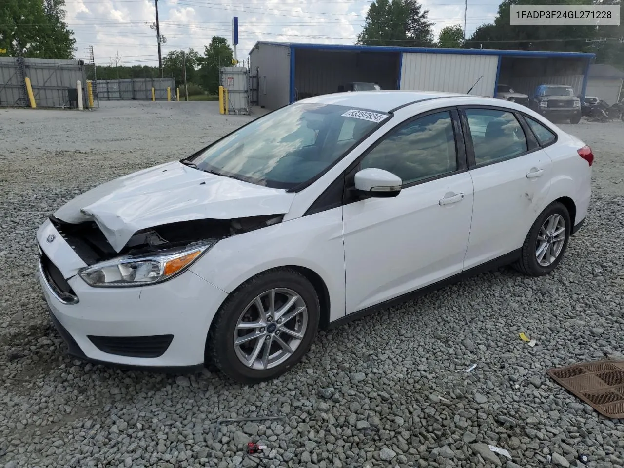 2016 Ford Focus Se VIN: 1FADP3F24GL271228 Lot: 53392624