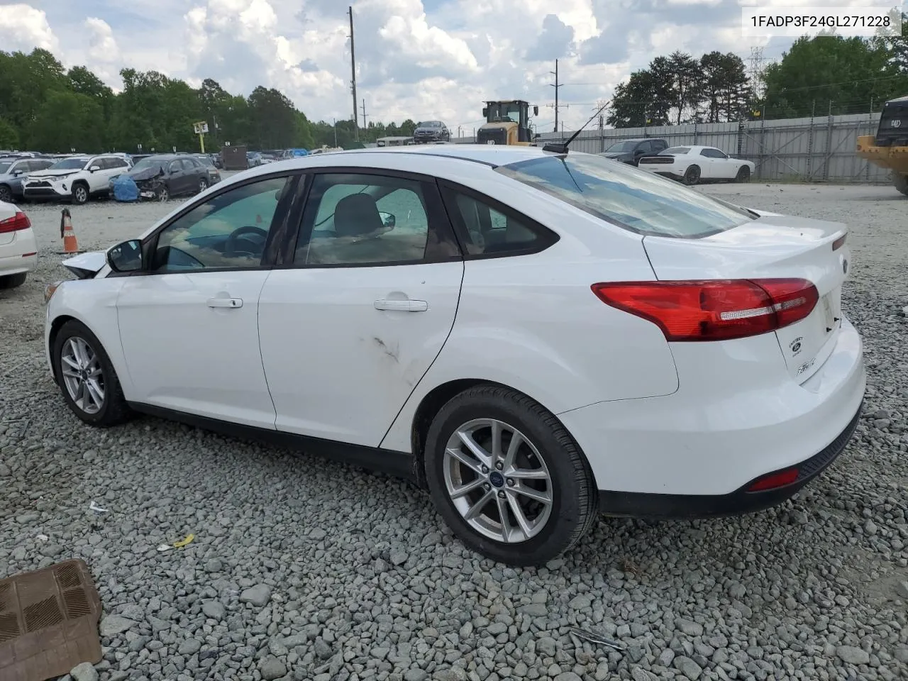 2016 Ford Focus Se VIN: 1FADP3F24GL271228 Lot: 53392624