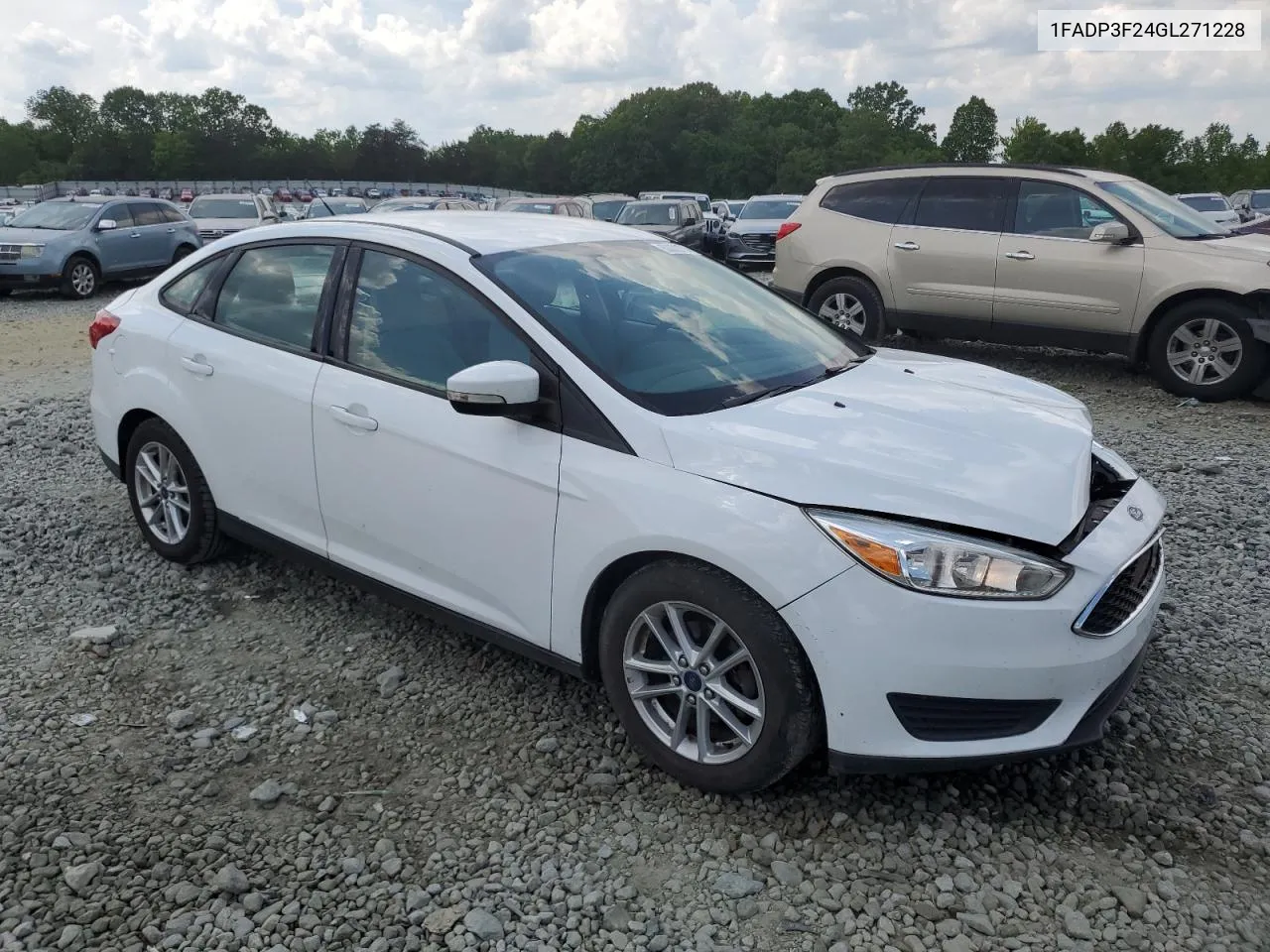 2016 Ford Focus Se VIN: 1FADP3F24GL271228 Lot: 53392624