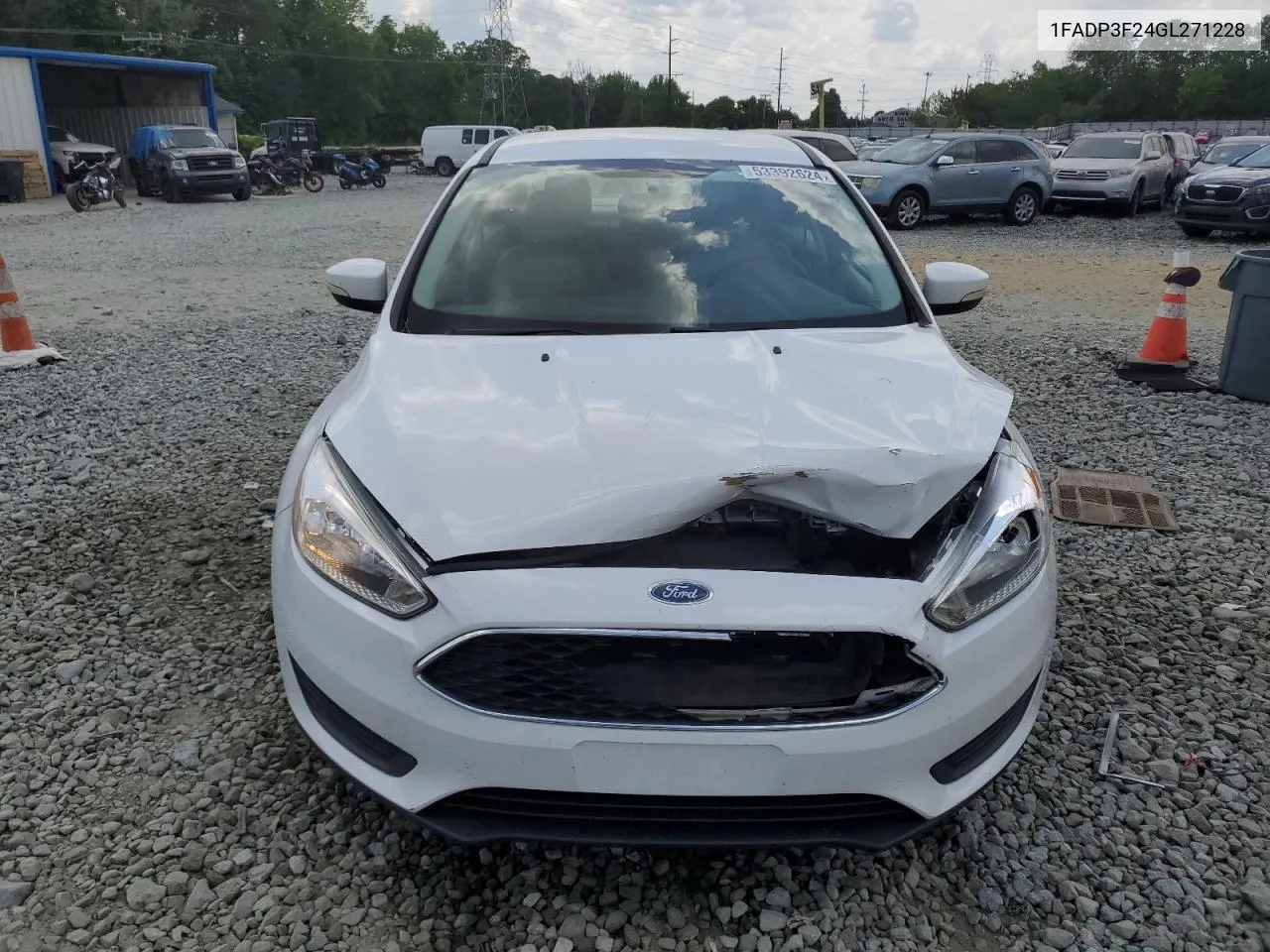 2016 Ford Focus Se VIN: 1FADP3F24GL271228 Lot: 53392624