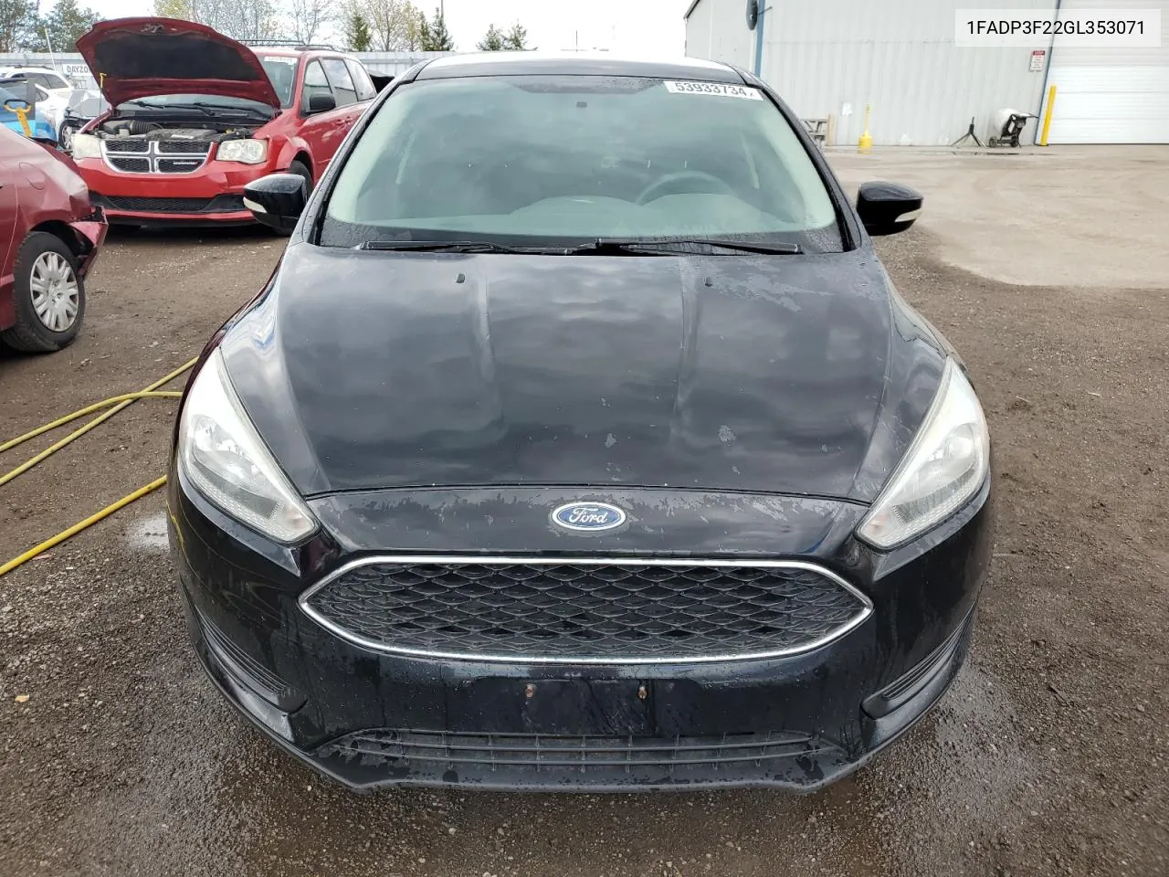 2016 Ford Focus Se VIN: 1FADP3F22GL353071 Lot: 53933734