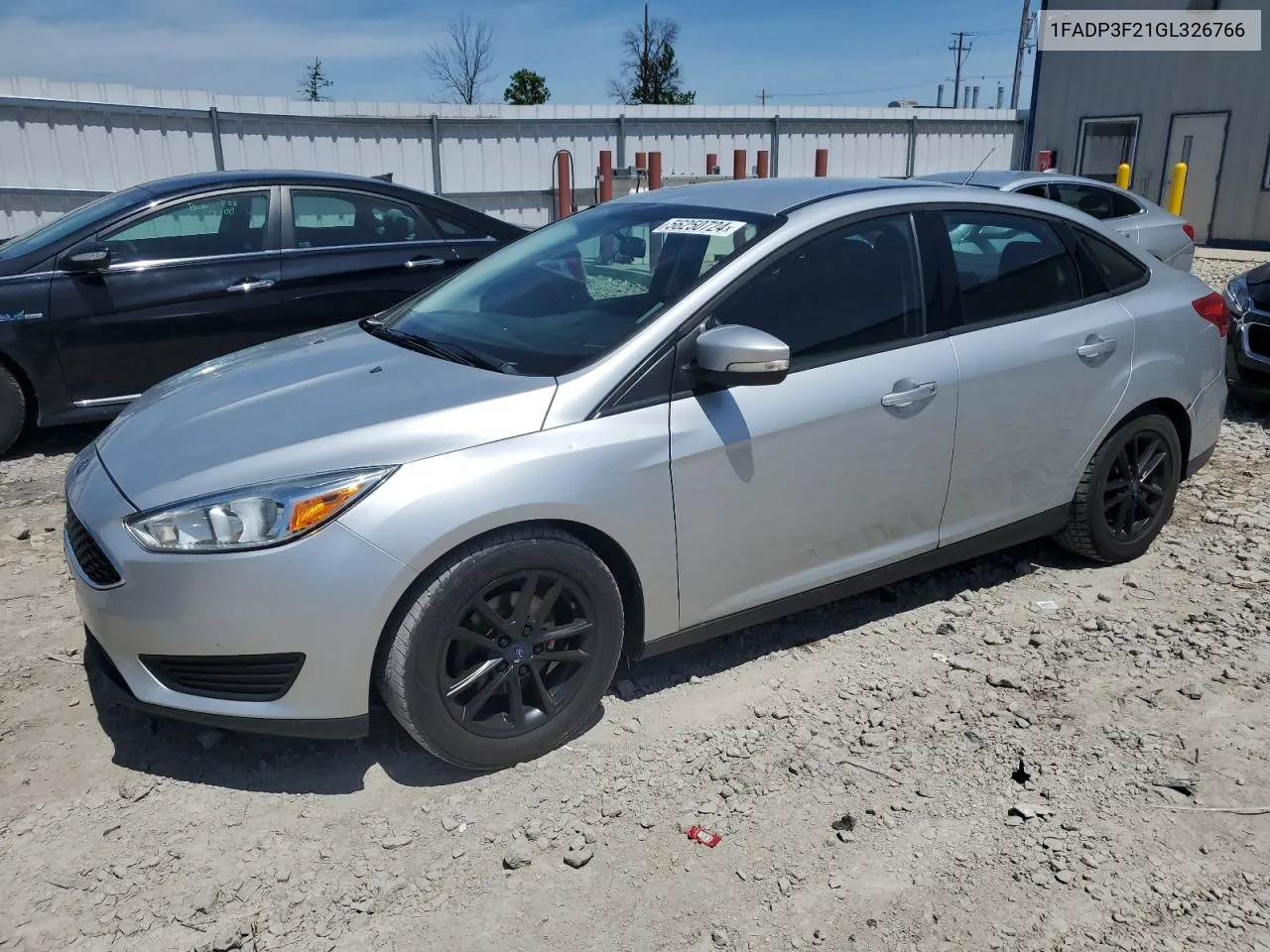 2016 Ford Focus Se VIN: 1FADP3F21GL326766 Lot: 56250724