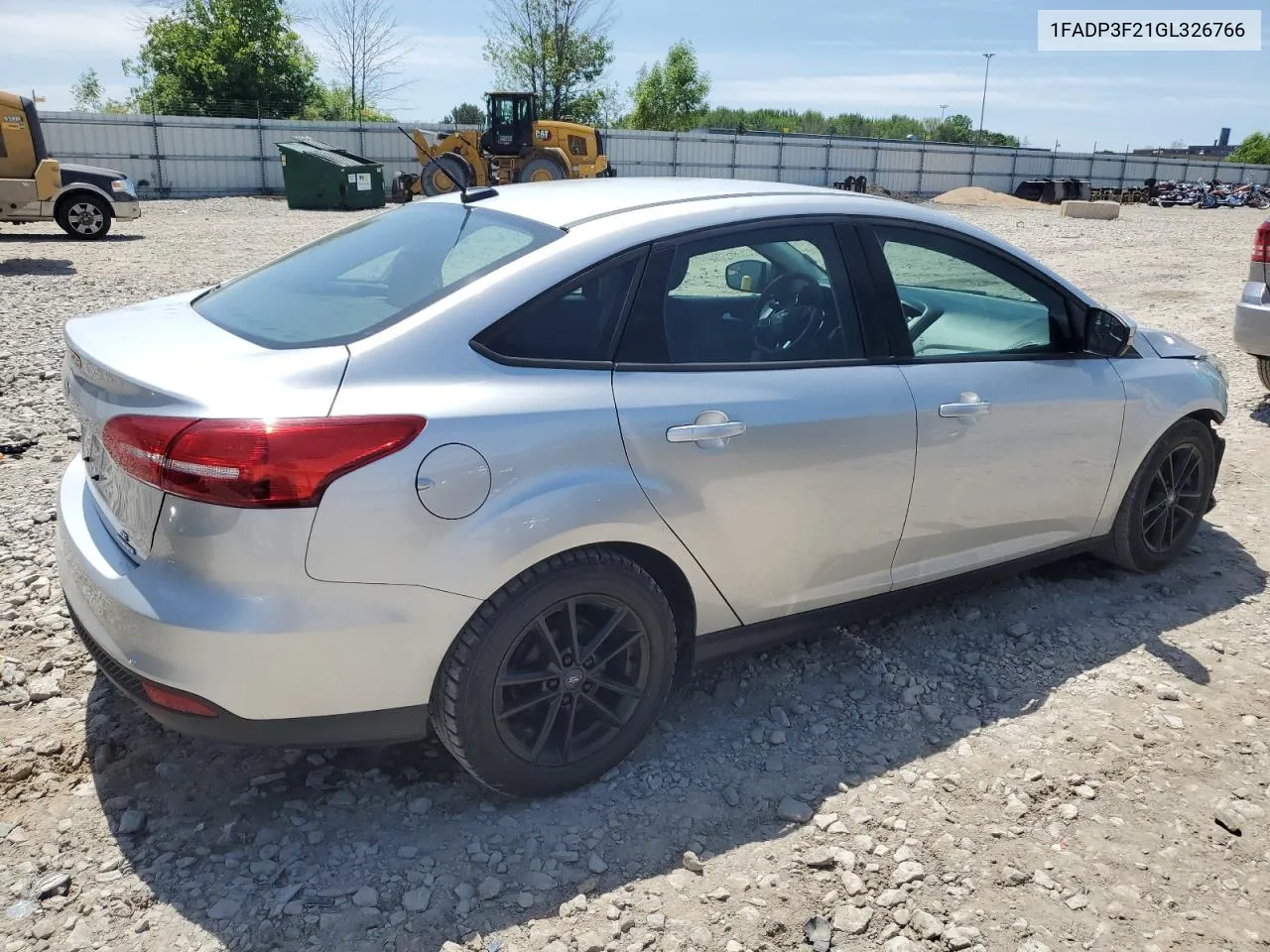 2016 Ford Focus Se VIN: 1FADP3F21GL326766 Lot: 56250724