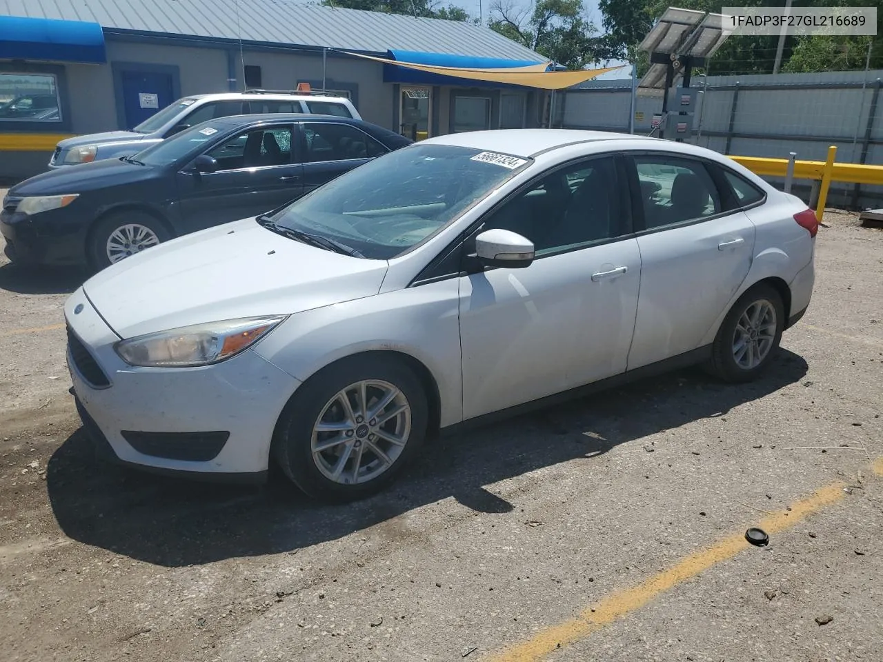 2016 Ford Focus Se VIN: 1FADP3F27GL216689 Lot: 56661324