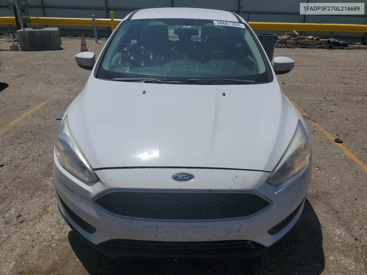 2016 Ford Focus Se VIN: 1FADP3F27GL216689 Lot: 56661324