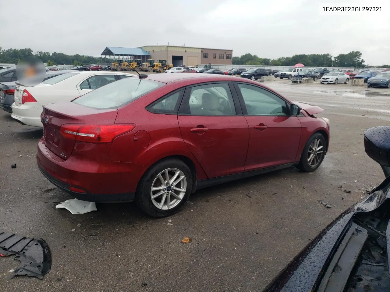 2016 Ford Focus Se VIN: 1FADP3F23GL297321 Lot: 59461294