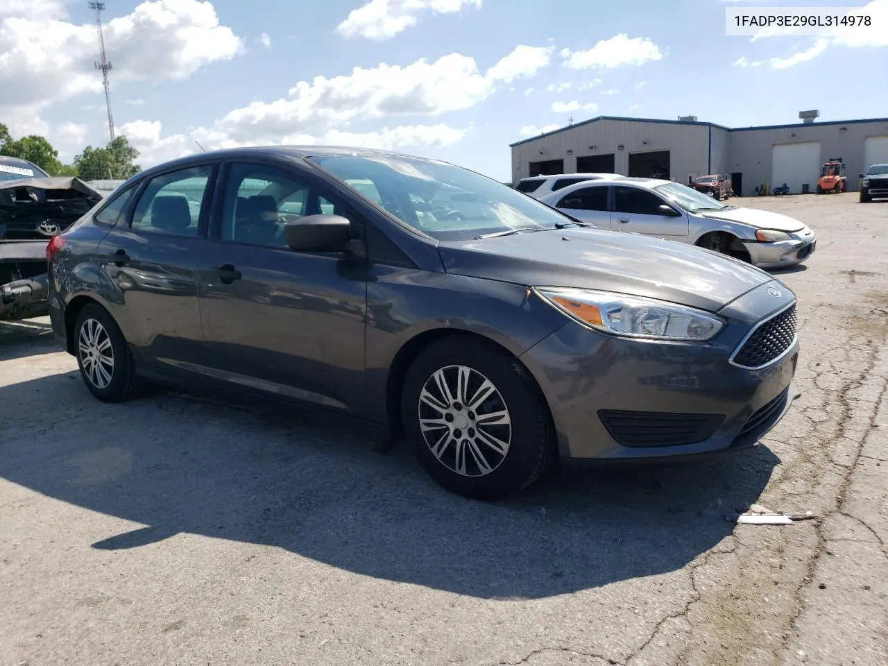 2016 Ford Focus S VIN: 1FADP3E29GL314978 Lot: 59946384