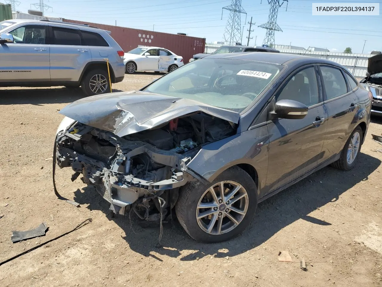 1FADP3F22GL394137 2016 Ford Focus Se