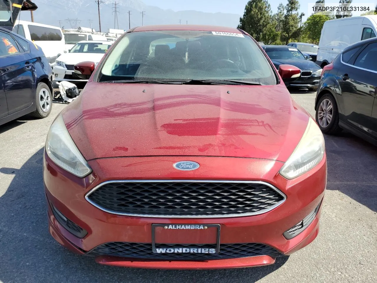 1FADP3F21GL331384 2016 Ford Focus Se