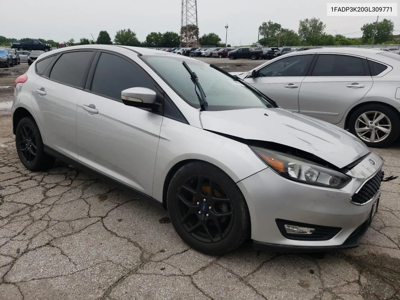 2016 Ford Focus Se VIN: 1FADP3K20GL309771 Lot: 60334874