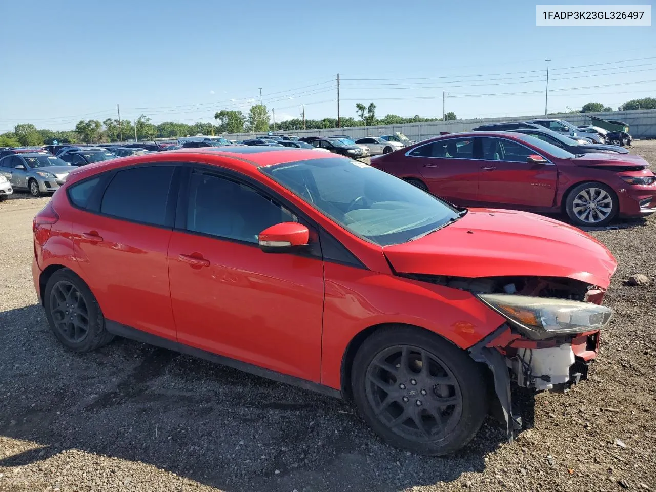 1FADP3K23GL326497 2016 Ford Focus Se