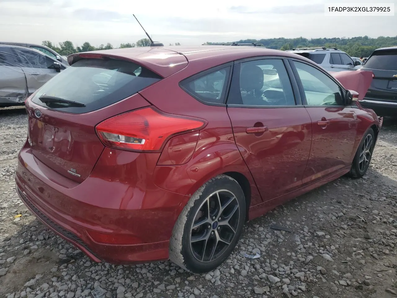 2016 Ford Focus Se VIN: 1FADP3K2XGL379925 Lot: 60638764