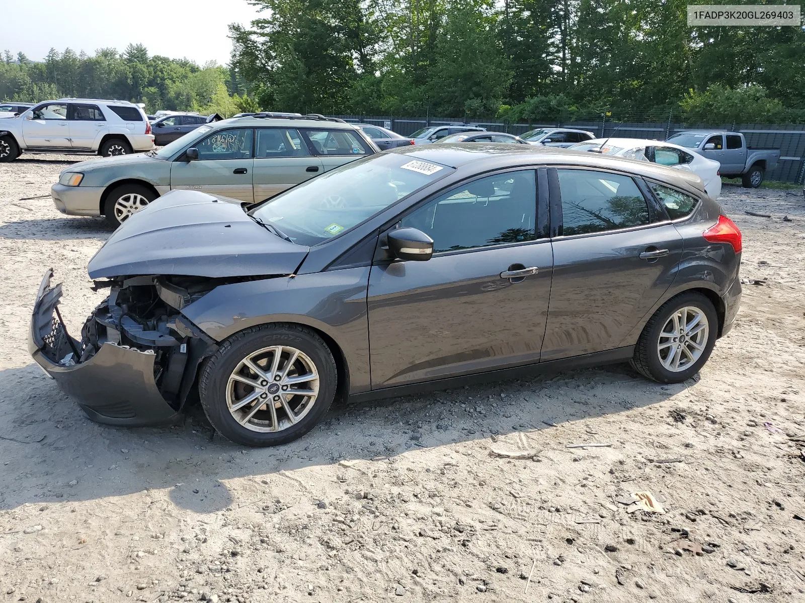 2016 Ford Focus Se VIN: 1FADP3K20GL269403 Lot: 61288884