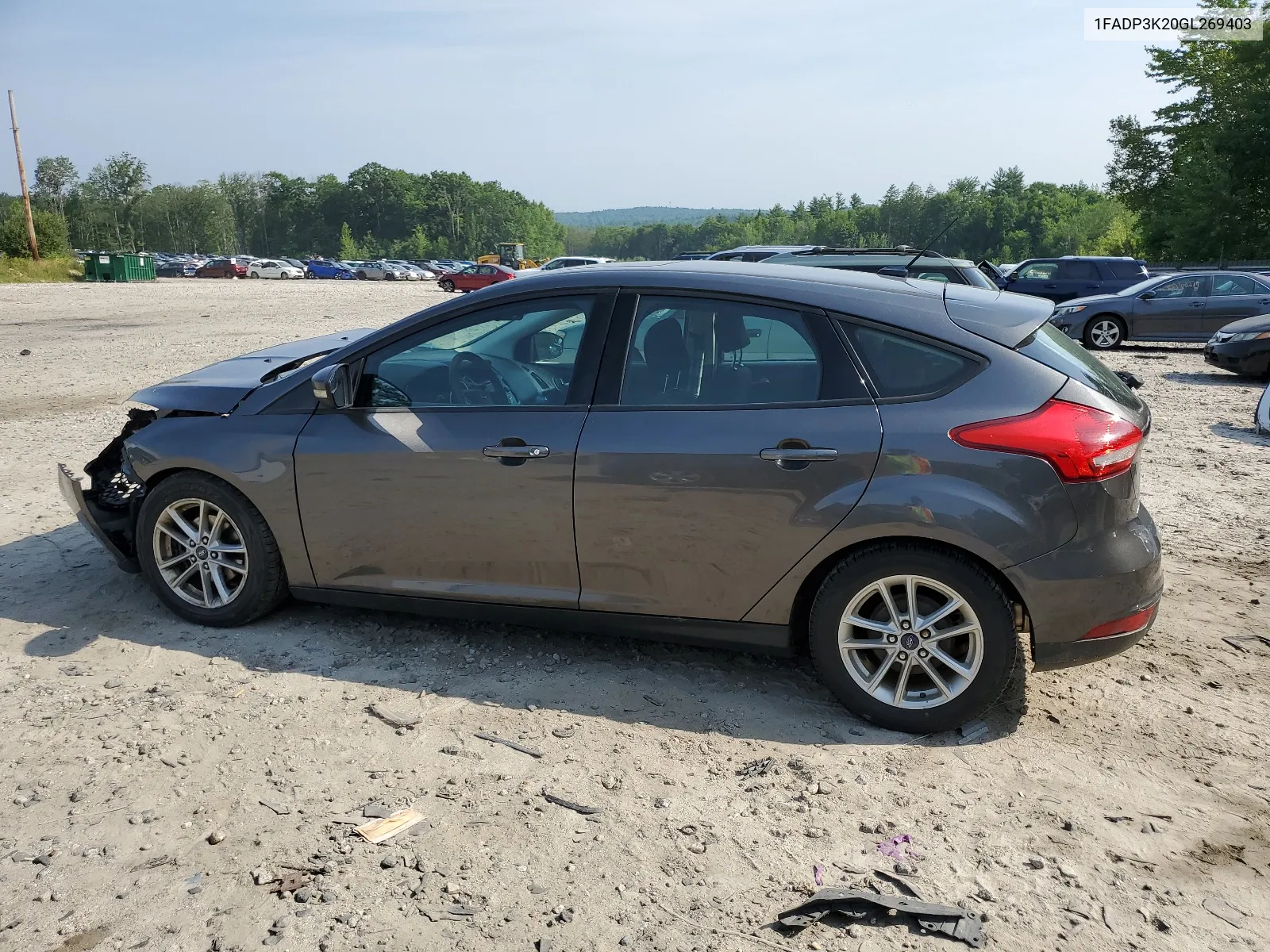 2016 Ford Focus Se VIN: 1FADP3K20GL269403 Lot: 61288884