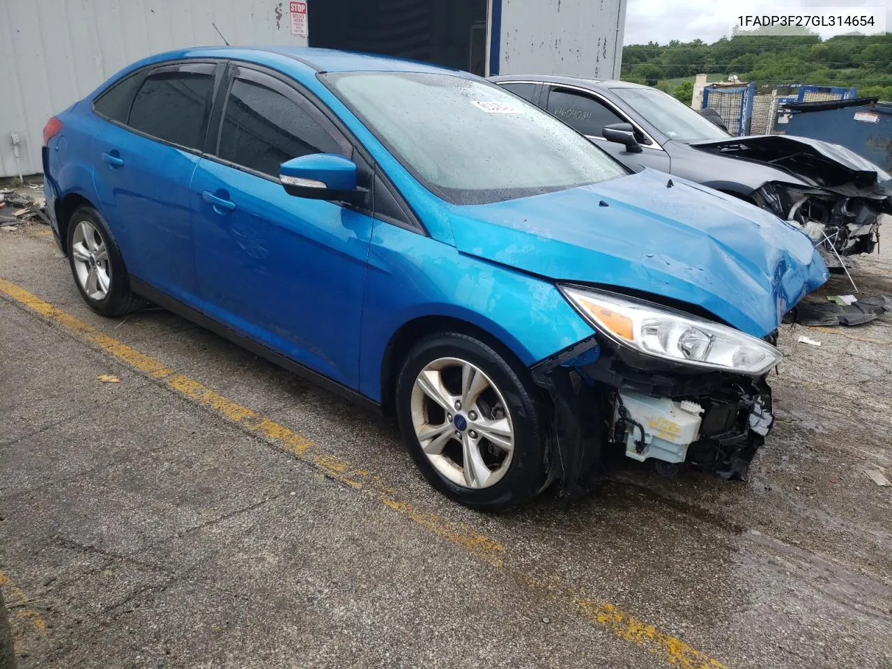 2016 Ford Focus Se VIN: 1FADP3F27GL314654 Lot: 61343424