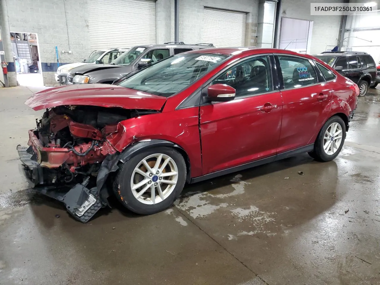 2016 Ford Focus Se VIN: 1FADP3F25GL310361 Lot: 61507194