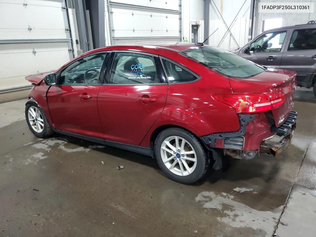 2016 Ford Focus Se VIN: 1FADP3F25GL310361 Lot: 61507194