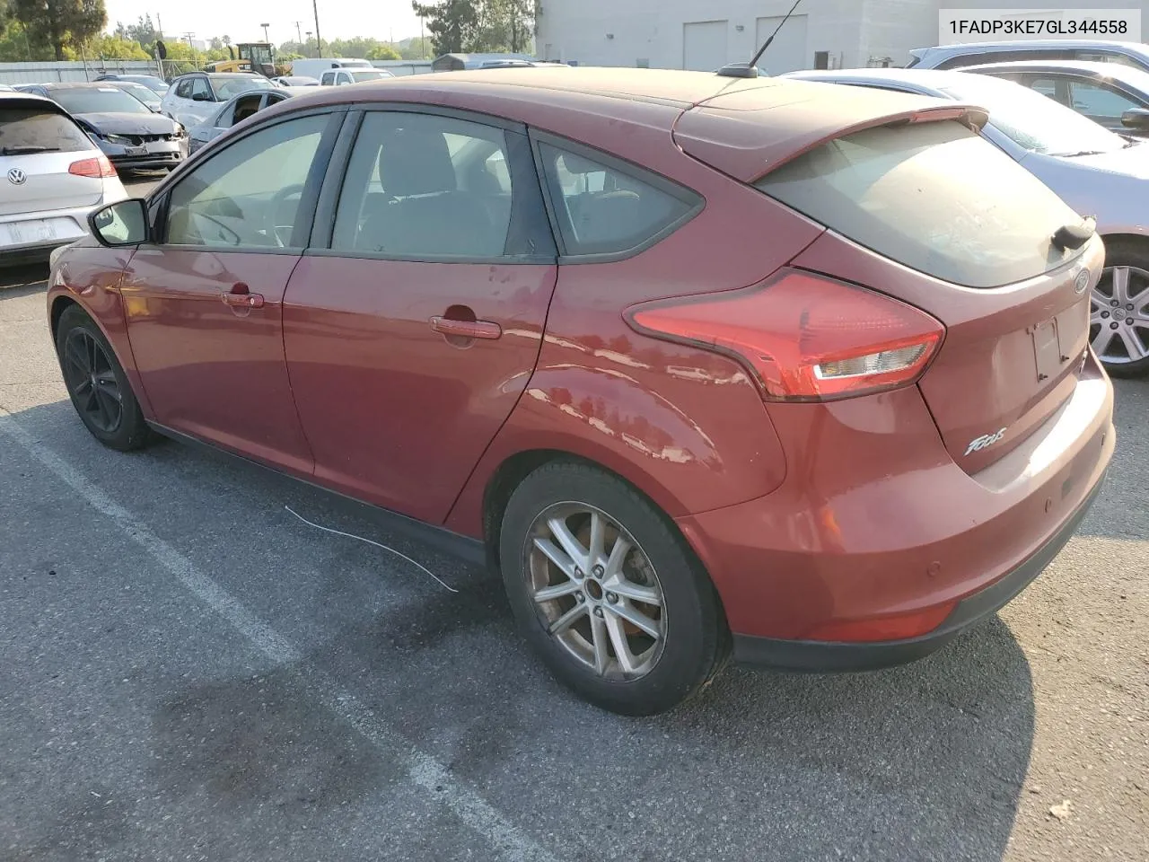 2016 Ford Focus Se VIN: 1FADP3KE7GL344558 Lot: 61565314