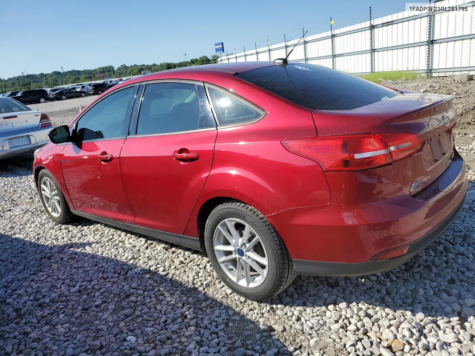 2016 Ford Focus Se VIN: 1FADP3F21GL281795 Lot: 62523184