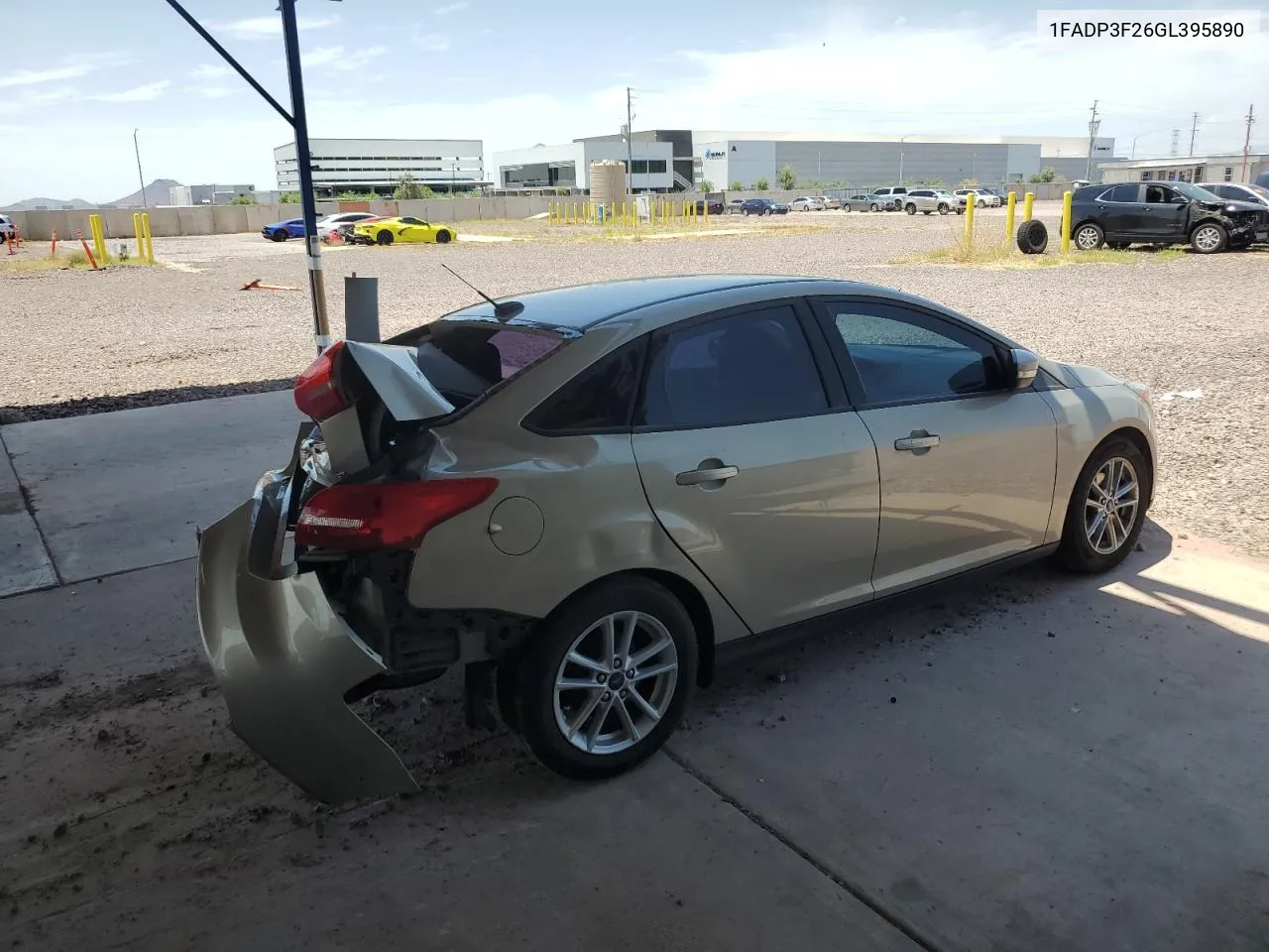 2016 Ford Focus Se VIN: 1FADP3F26GL395890 Lot: 63642154