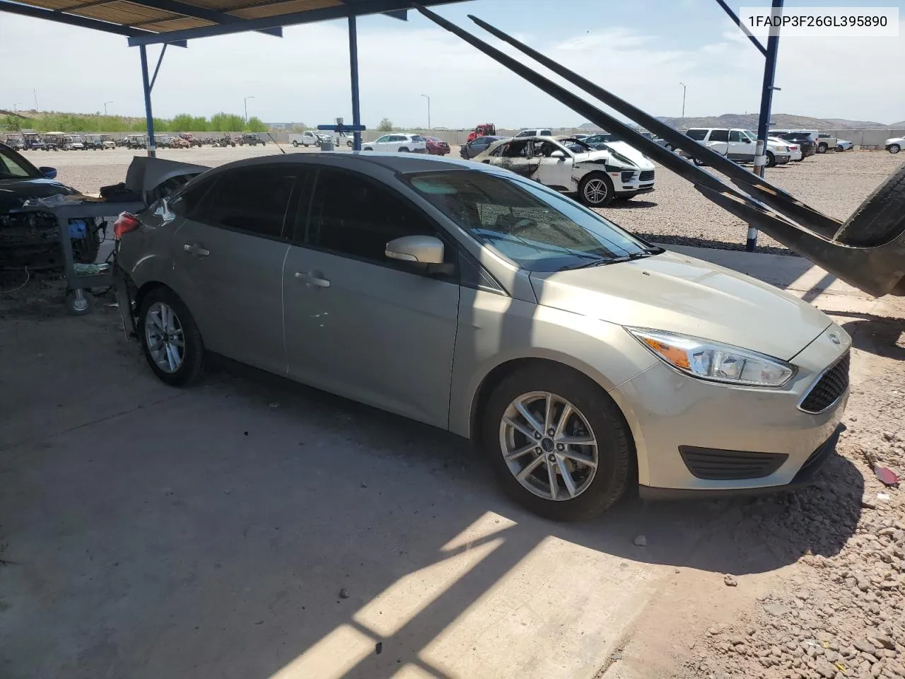 2016 Ford Focus Se VIN: 1FADP3F26GL395890 Lot: 63642154