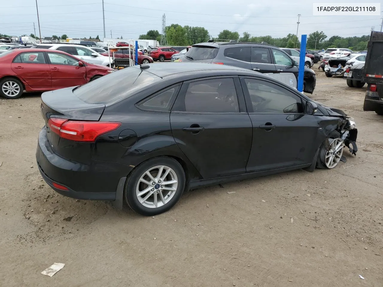 2016 Ford Focus Se VIN: 1FADP3F22GL211108 Lot: 63977044