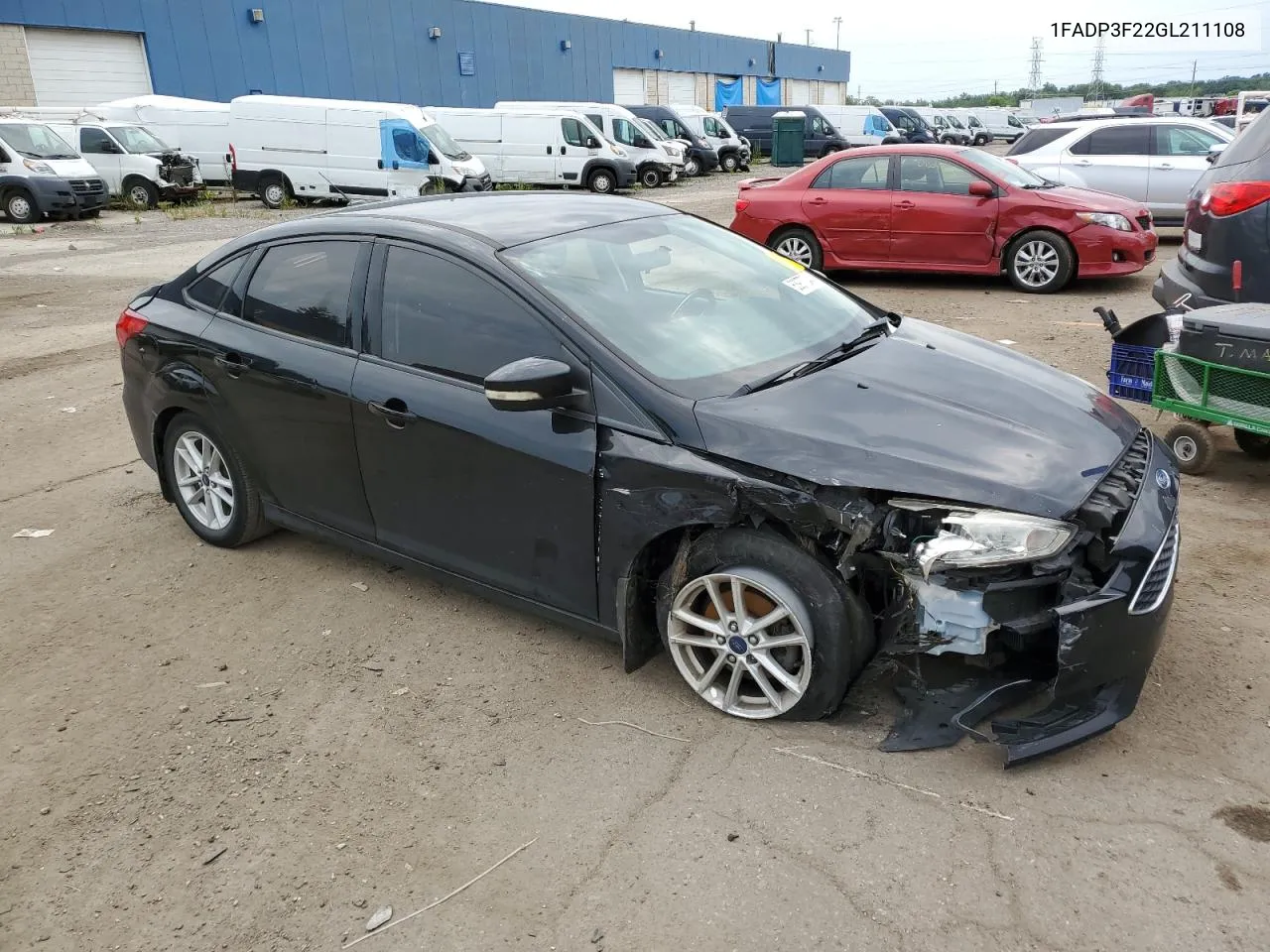 2016 Ford Focus Se VIN: 1FADP3F22GL211108 Lot: 63977044