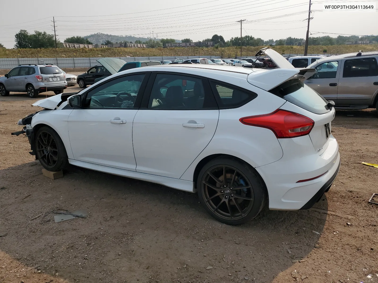 2016 Ford Focus Rs VIN: WF0DP3TH3G4113649 Lot: 64395024