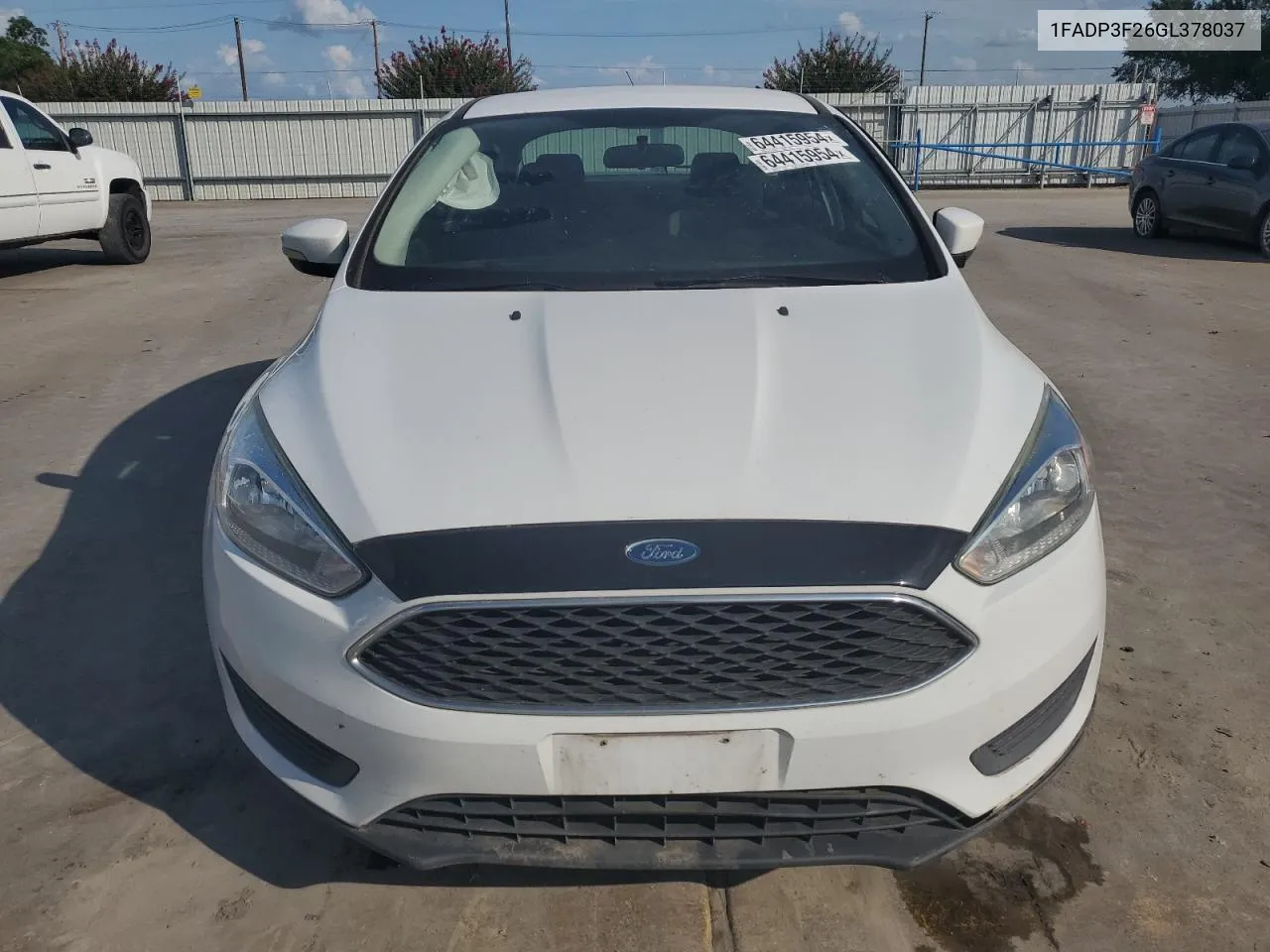 2016 Ford Focus Se VIN: 1FADP3F26GL378037 Lot: 64415954