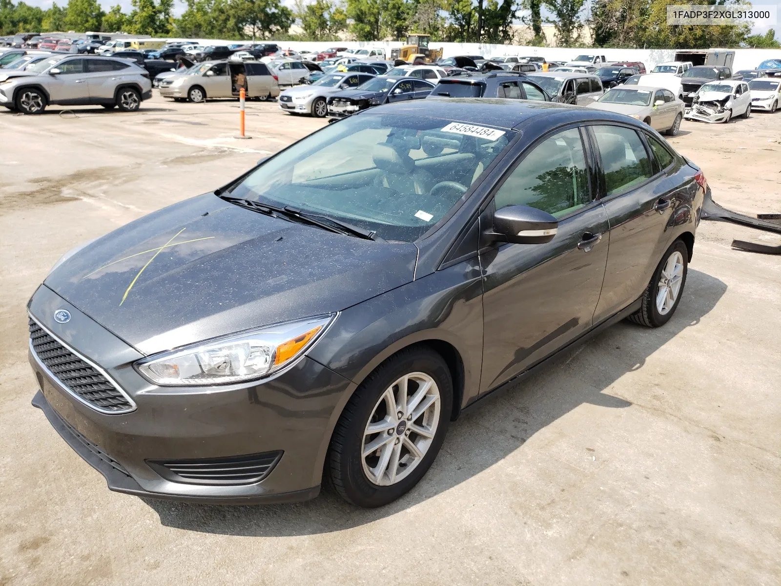 2016 Ford Focus Se VIN: 1FADP3F2XGL313000 Lot: 64584484