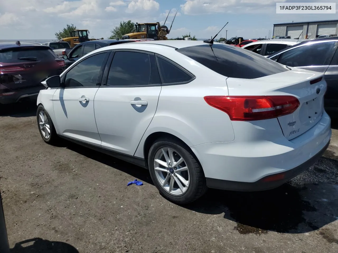 2016 Ford Focus Se VIN: 1FADP3F23GL365794 Lot: 64873824