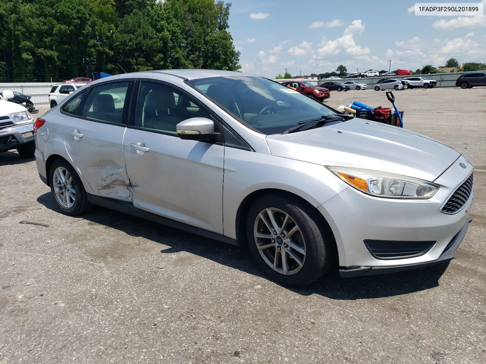 2016 Ford Focus Se VIN: 1FADP3F29GL201899 Lot: 65567904