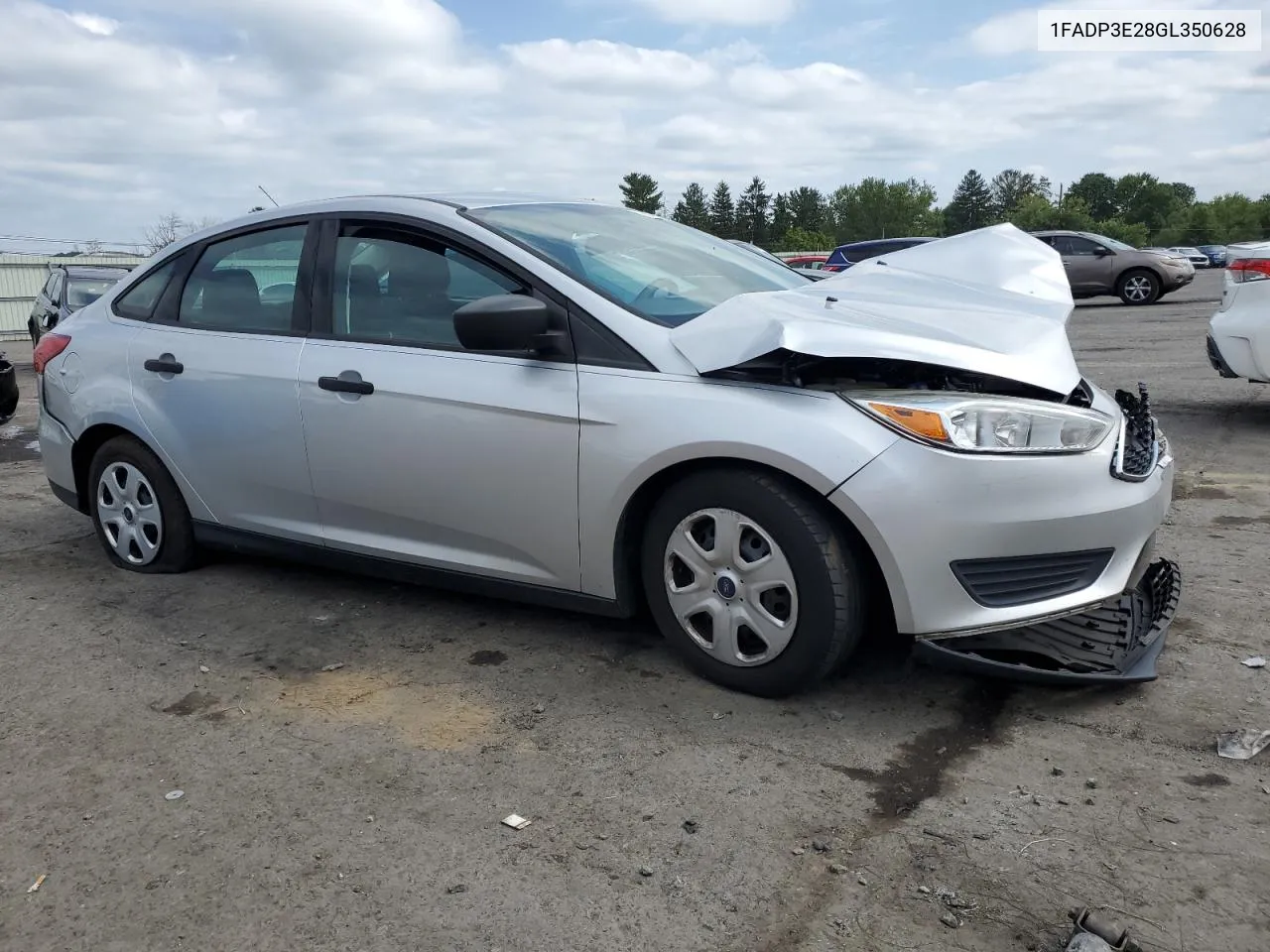 2016 Ford Focus S VIN: 1FADP3E28GL350628 Lot: 65632244