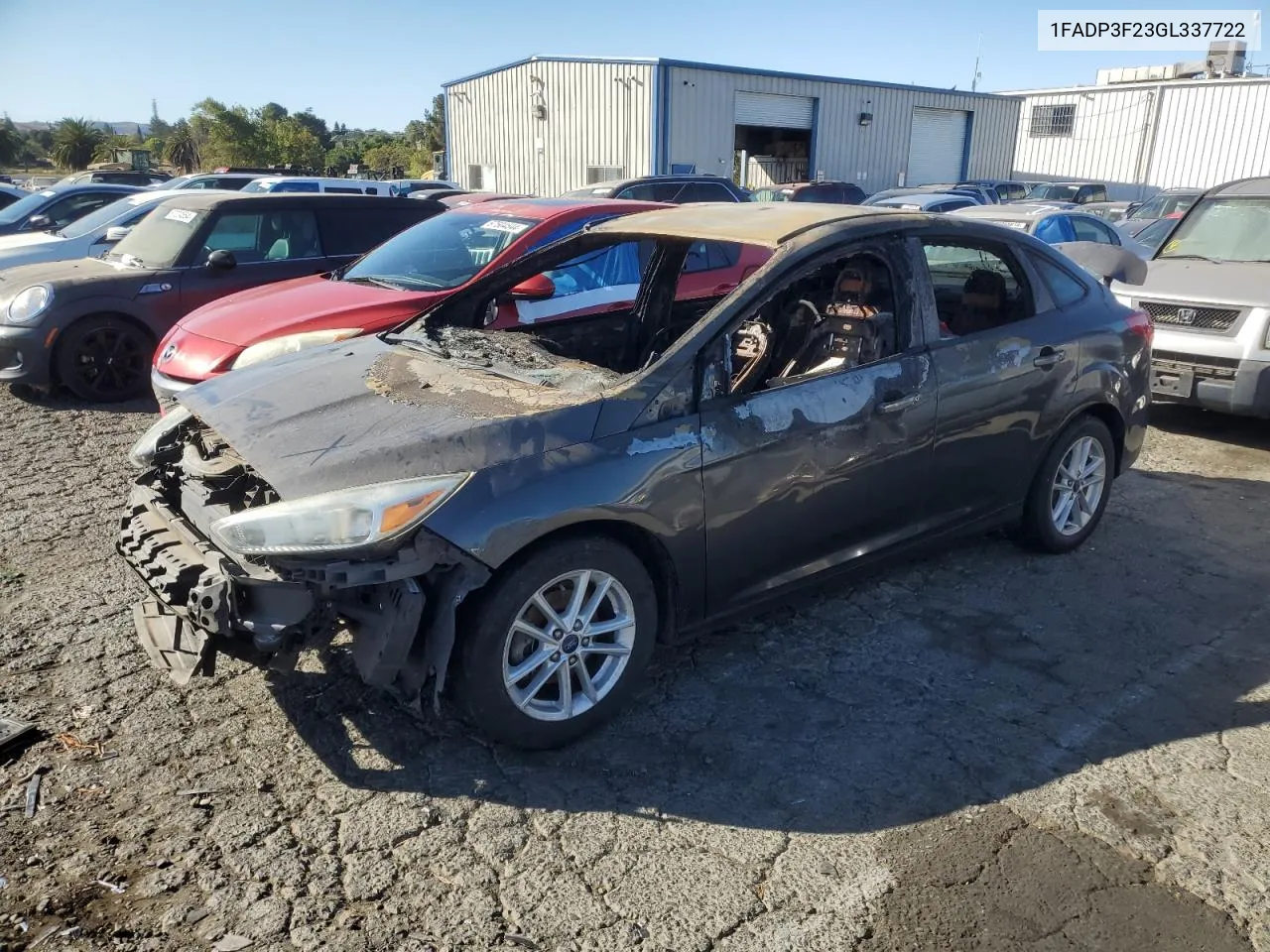 2016 Ford Focus Se VIN: 1FADP3F23GL337722 Lot: 66138464