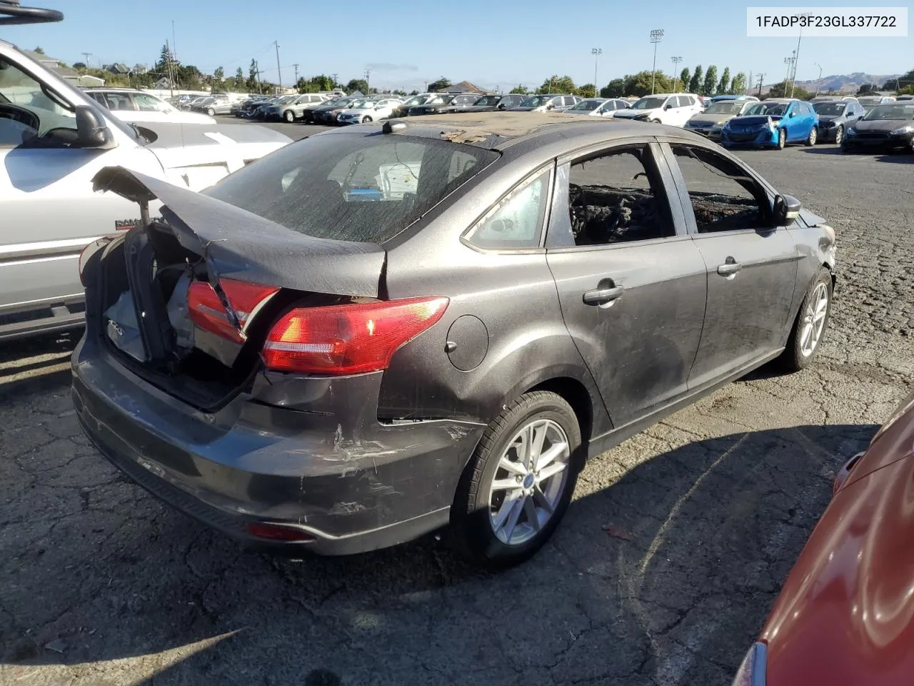 2016 Ford Focus Se VIN: 1FADP3F23GL337722 Lot: 66138464