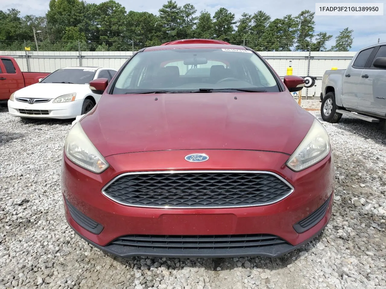 1FADP3F21GL389950 2016 Ford Focus Se