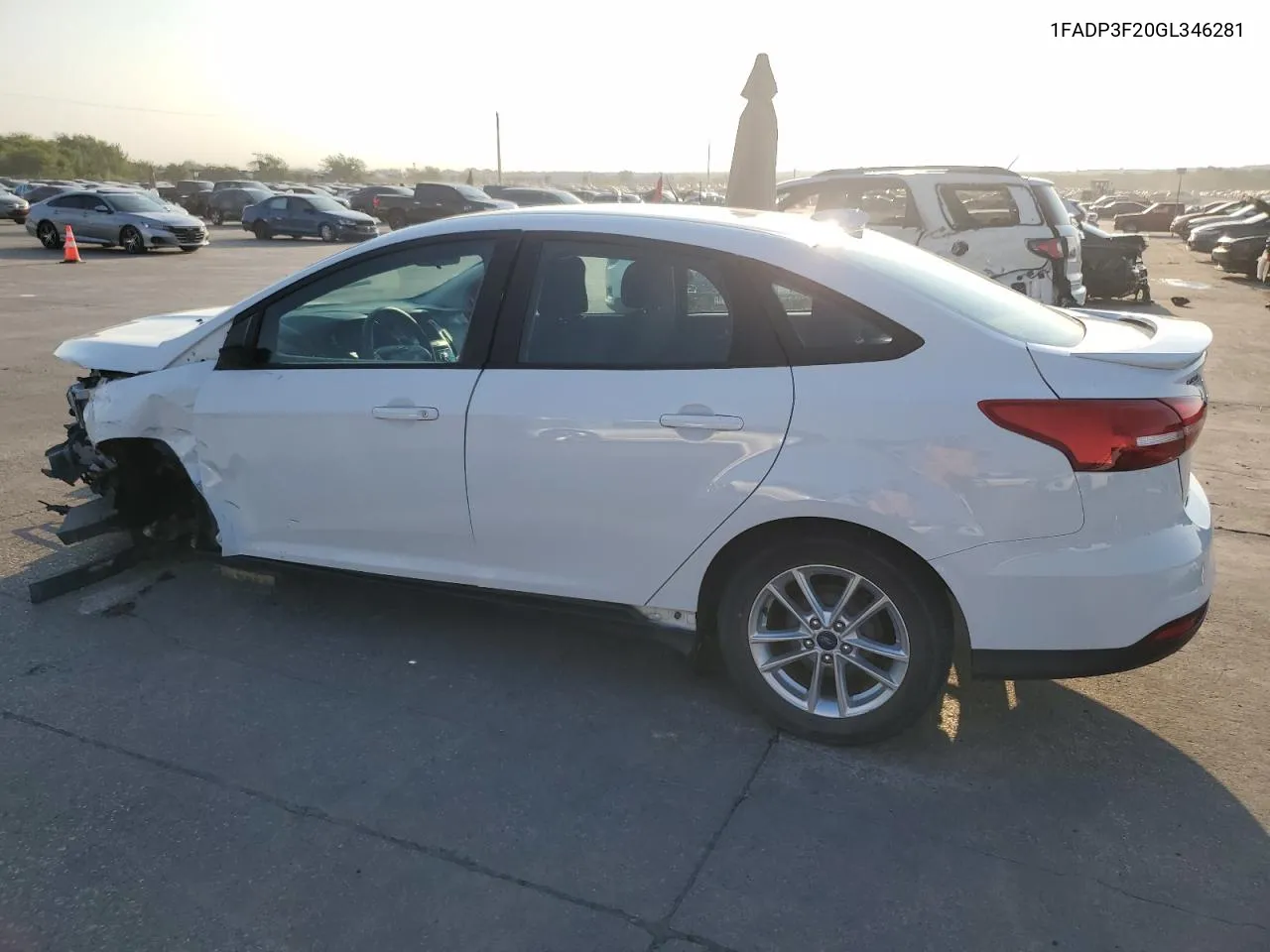 2016 Ford Focus Se VIN: 1FADP3F20GL346281 Lot: 66290854